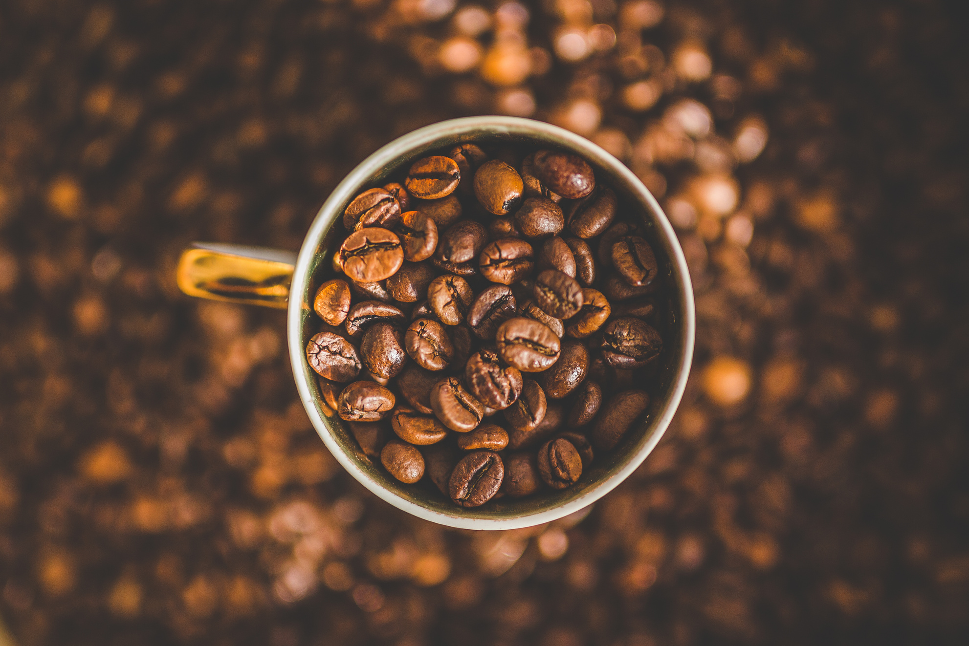 Mug of Coffee Beans